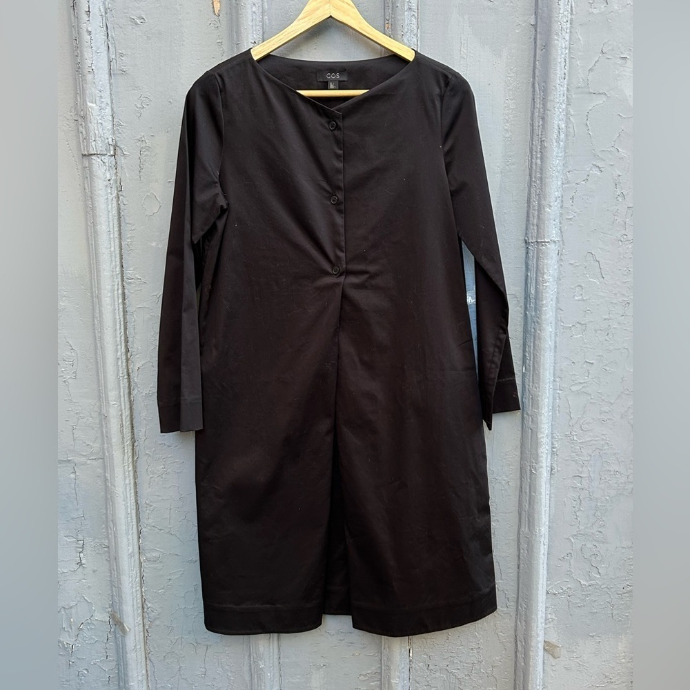 COS A-Line Dress With Front Pleat, size 4 - Picture 3 of 10
